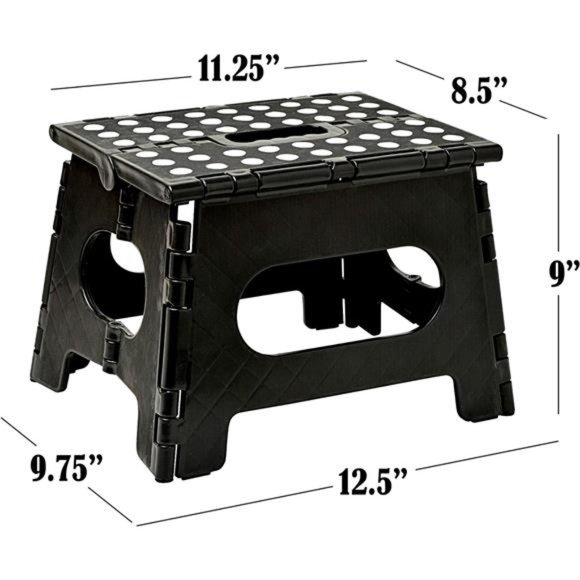Folding Step Stool - The Lightweight Step Stool is Sturdy Enough to Support - Picture 2 of 5